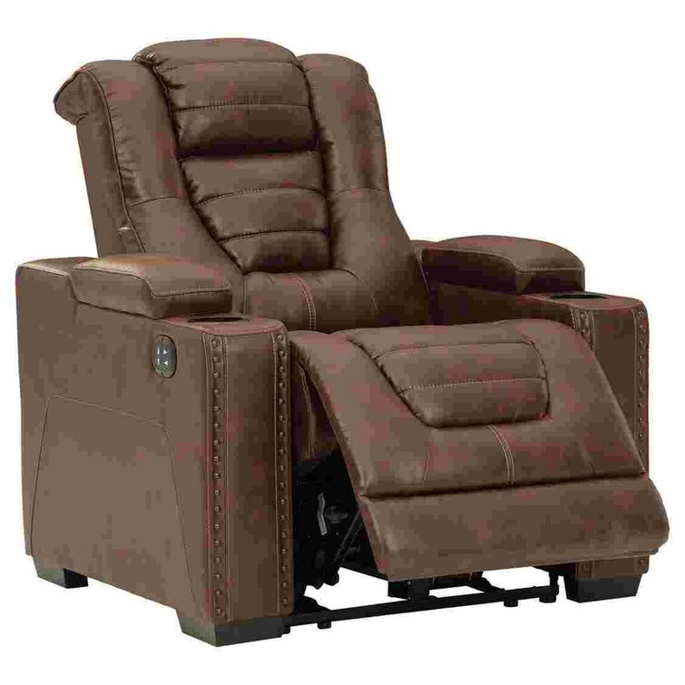 Latitude Run® Faux Leather Power Recliner - Wayfair Canada